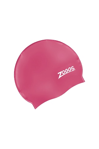 Zoggs Yetişkin Bone Swim Cap Silikon, One Size One Size Pembe