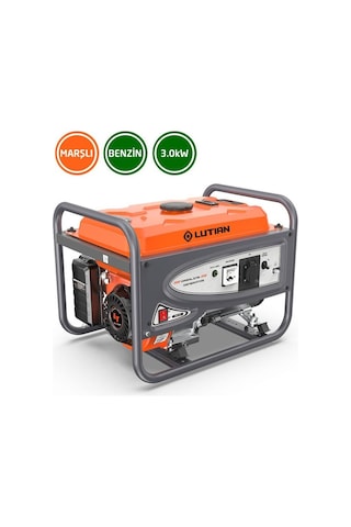 Lutian Eco LT3900EN 220 V 3 Kw 4 Marşlı Euro5 Benzinli Jeneratör