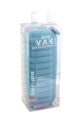 Serve Makı Kalem Cantası Açık Mavı Sılıkon Govde Genel