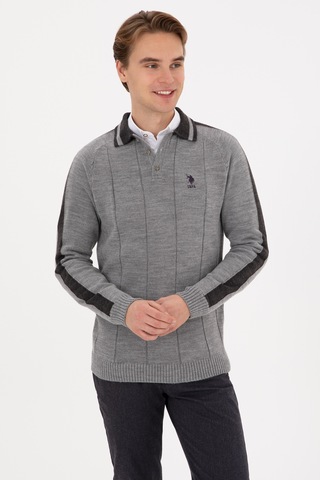 U.S. Polo Assn. U.s. Polo Assn. Erkek Gri Kazak /triko 50315043-vr024