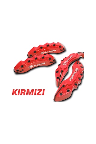 Nissan Kırmızı Brembo 4'lü Kaliper Seti Kabartmalı