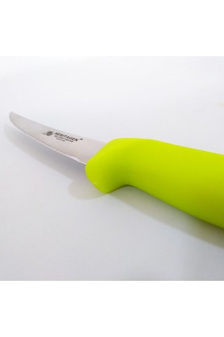Heritagen Kıvrık Sıyırma Bıçağı 13 cm Kemiksiz Bıçak (Paslanmaz Ç Çok Renkli