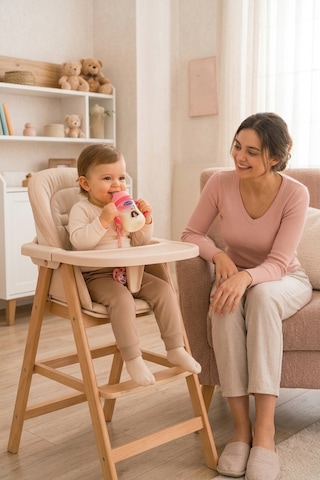 Babytime 5'li Bebek Beslenme Seti Pembe 0+ Ay 150 Ml Pp Biberon - Alıştırma Bardağı - Emzik ve Askısı Ak206