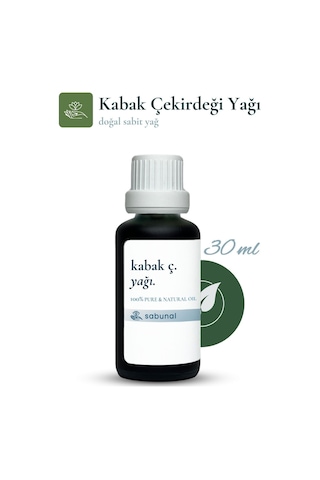 Sabunal Kabak Çekirdeği Yağı 30 ML - Soğuk Sıkım