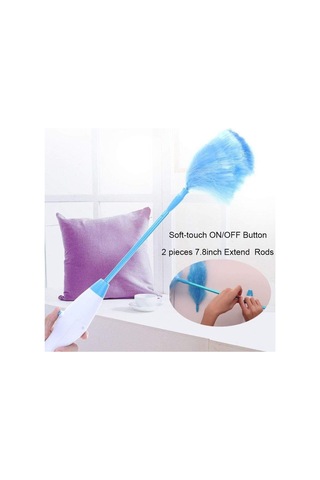 Yys-oı Ayarlanabilir Elektrikli Bahar Süpürge Toz Fırçası Panjur Mobilya Pencere Kitaplık Temizleme Aracı Fırçası