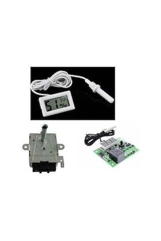 Kuluçka Set Nem Ölçer ,Termostat, Çevirme Motoru
