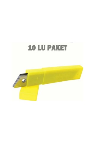 Maket Bıçağı Falçata Ağzı Maket Bıçağı Yedeği 10 Adet