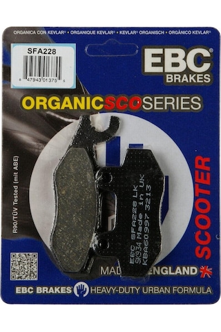 Ebc Sfa228 2007-2012 Peugeot Geopolis 250 Uyumlu Arka Fren Balatası Nissin Kaliper Organik Balata