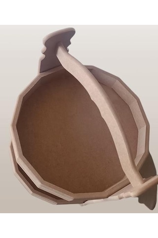 Hobi Adn Dekoratif Meyve Sepeti Ahşap Mdf Ham Cnc Kesim El Yapım