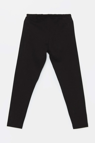 Çocuk Alt İçlik Beli Lastikli Likralı Esnek Siyah