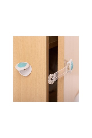 Çocuk Bebek Ev Güvenlik Dolap Çekmece Kilidi 2 Li Set Karışık - 56287977