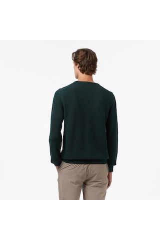 Nautica Erkek Yeşil Classic Fit Kazak Düz S57200t Yeşil