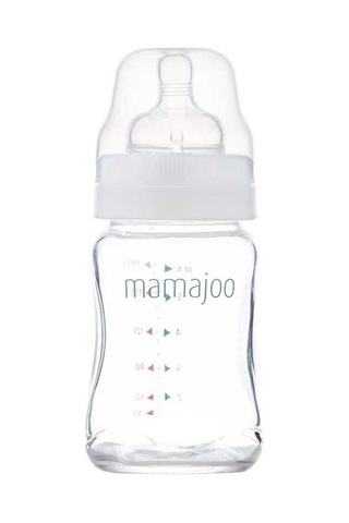Mamajoo Cam Anti-kolik Biberon 180 Ml, Yenidoğan Bebek, 0ay+, Yavaş Akışlı