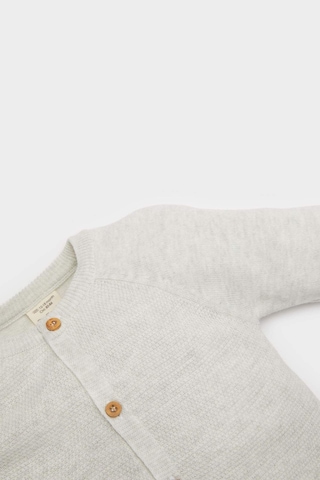 Defacto Erkek Bebek Bisiklet Yaka Düğmeli Hırka A3833a525augr184 Gri