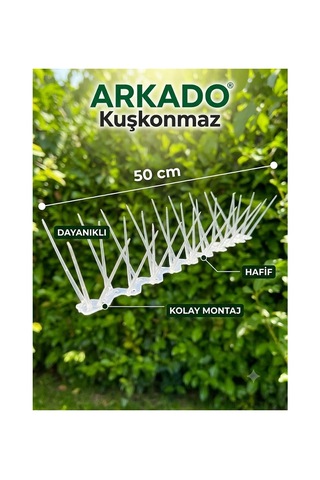 Arkado Beyaz/şeffaf Kuşkonmaz 100 Adet
