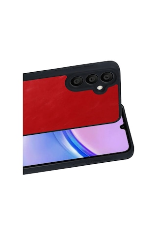 Samsung Galaxy A57 5g Aras Deri Kapak - Kırmızı