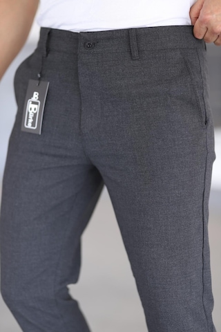 Bürke Erkek Antrasit Renk italyan Kesim Slim Fit Kumaş Pantolon