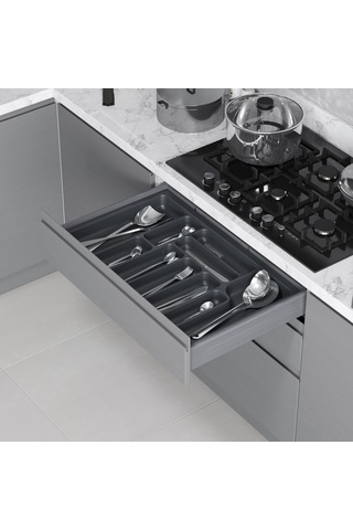 Starax 74 Cm - 49 Cm Çekmece İçi Kaşıklık Antrasit