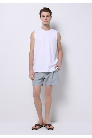 Colin's Colins Slim Fit Çizgili Erkek Yeşil Deniz Şortu Cl1072291 Q1.v1 Kha Haki
