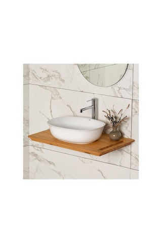 Eh-4600 Tezgah Üstü Lavabo Beyaz Renkli