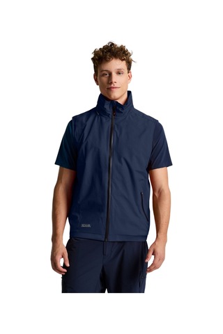 Slam Slam Crew Vest Erkek Mavi Yelek W13 Lacivert