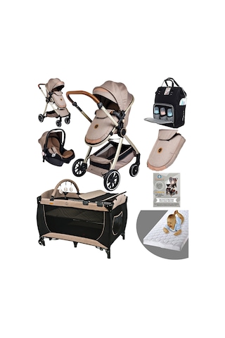 Baby Home 7 In 1 Yeni Doğan Set 990 Travel Sistem Bebek Arabası 560 Oyun Parkı Yatak Beşik