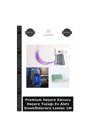 Premium Haşere Kovucu Haşere Tuzağı Ev Aleti Sineköldürücü Lamba 1w