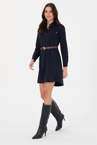 U.s. Polo Assn. Kadın Lacivert Elbise Dokuma 50308530-vr033