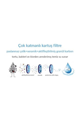 Water Seramik Filtre Musluk Ucu Arıtıcı/gw-d02