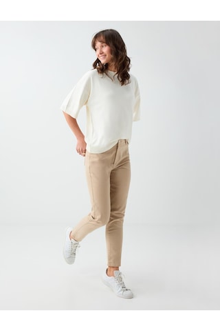 Jimmy Key Taş Yüksek Bel Normal Paça Dokuma Pantolon 6ww185478928