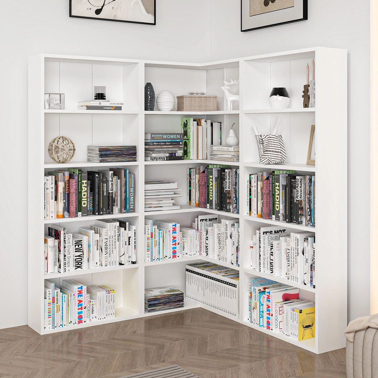 Adel Köşe Set 4 - Beyaz Beyaz