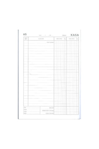 Kasa Defteri Lacivert 20x28 320 Yaprak 1 Adet Artlantis Hesap Def