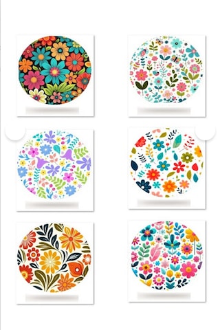 Dexcom Freestyle Libre Sibionics Sensör Koruyucu Bant 12'li Paket / Çiçek