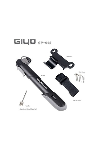 Giyo Bisiklet Pompası GP-04S Top İğnesi Hediyeli