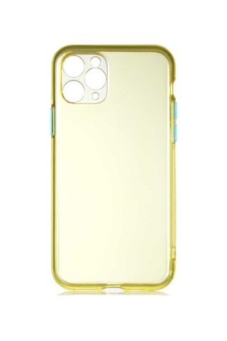 Apple Uyumlu iPhone 11 Pro Kılıf Zore Bistro Kapak Sarı