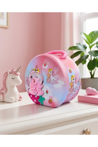Mini Çocuk Para Kasası Gizli Saklama Kutusu Uczzzşifrelikumbarapembe-7