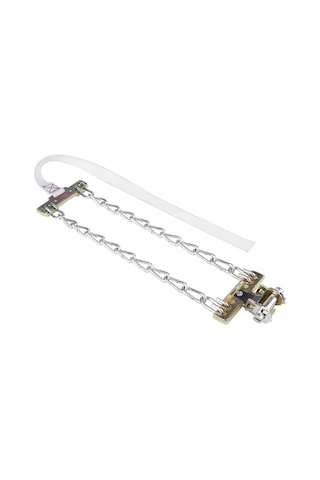 Yaleker Orta Boy Mangan Çelik Zorlama Zinciri - Kayma Önleyici, Yüksek Dayanıklı, 40km/s Saat Sınırı, Tüm Araçlar İçin Anahtar Ve Tornavida Rastgele