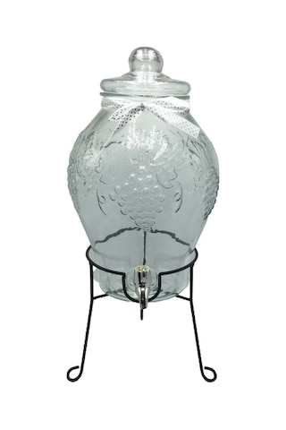 Perotti Şerbetlik 6 L Ayaklı Musluklu Cam Su Sebili