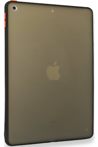 Apple Uyumlu iPad Air 3 10.5 İnc Montreal Seri Silikon Tablet Kılıfı Siyah Arka Kapak
