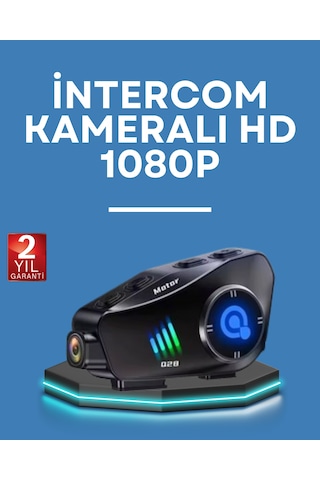 Tek Q28 Kask Kulaklık 1080p Hd Kamera Bluetooth 5.3, Su Geçirmez, Gürültü Azaltma Najmaddin