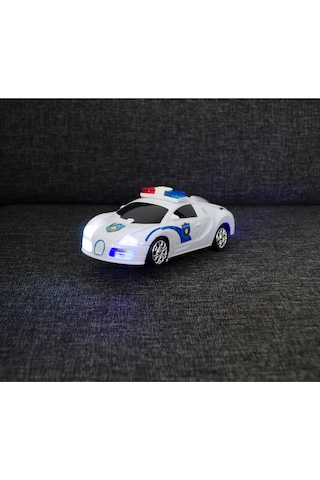 Ap-44 Dönüşen Robot Olan Oyuncak Polis Arabası Çarp Ve Devam Et
