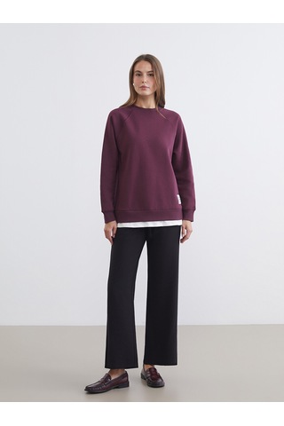 Lcw Comfort Mürdüm Sweatshirt