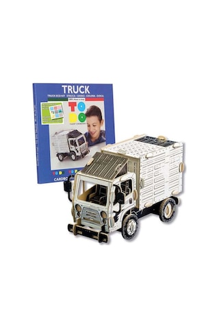 Truck 3d Boyanabilir Maket Tr6007