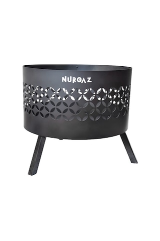 NURGAZ Yıldız Desenli Orman Şöminesi (NG OSY)