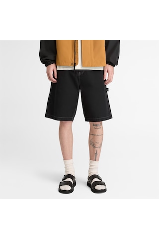 Timberland Washed Duck Canvas Carpenter Erkek Siyah Şort Tb0a5mb80011