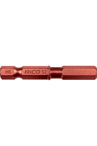 Rıco 1/4 H6 Allen Bits Uç Mıknatıslı Kırmızı 50 Mm