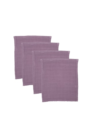 Beberotti 102 4'lü Müslin Bebek Ağız Bezi Lila