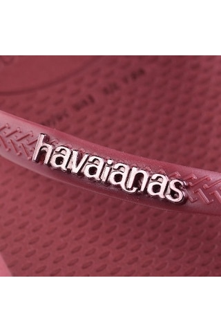 Havaianas Square Logo Metallıc Parmak Arası Terlik 4148257 9339 Amarant Rengi