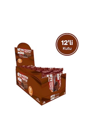 Bite&more Protein Waffle 55 Gram X 12 Adet Çikolata
