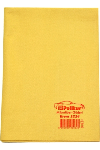 Polikur 3224 Mikrofiber Güderi Oto Kurulama Bezi Krem 50 x 70 CM
